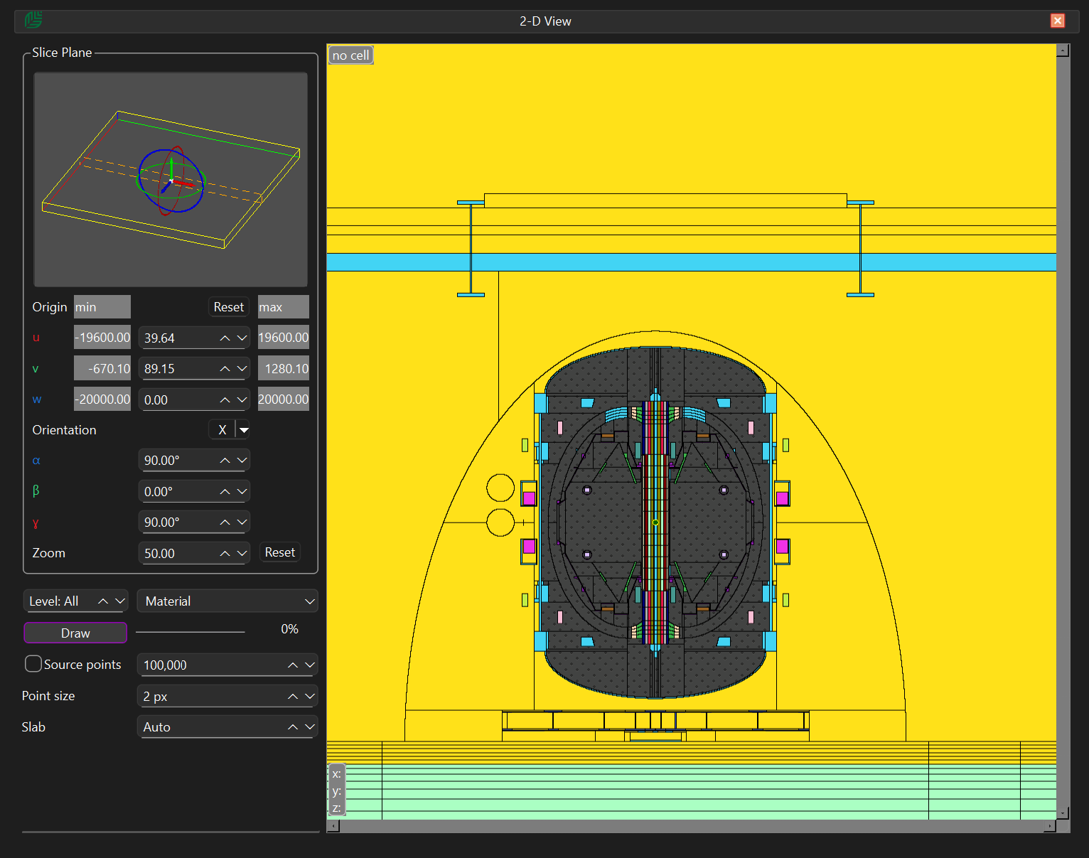 2-D Tokamak geometry visualisation