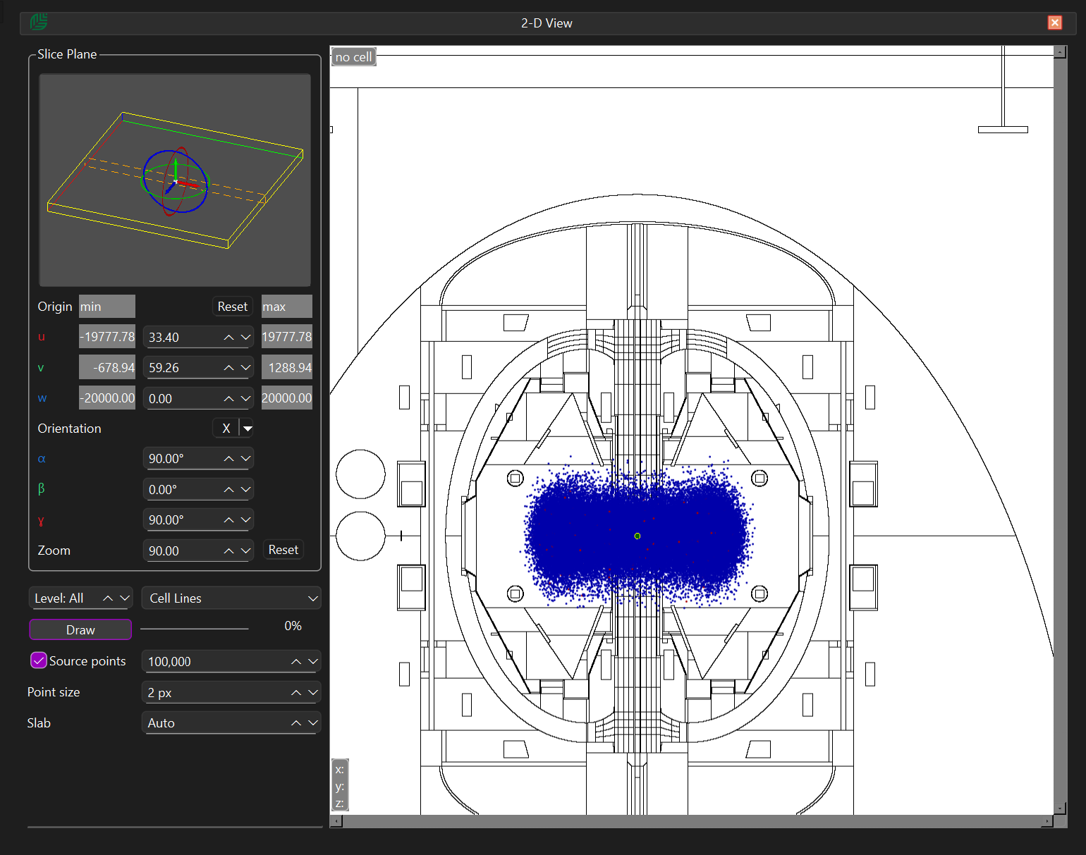 2-D Tokamak geometry visualisation